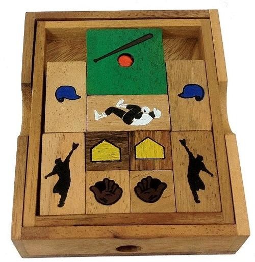 Baseball Field - Wooden Puzzle Brain Teaser