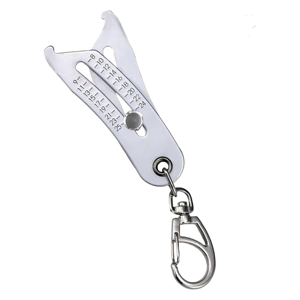 Portable Precise Thread Size Checker Keychain Bolt Size Checker Keychain Manual