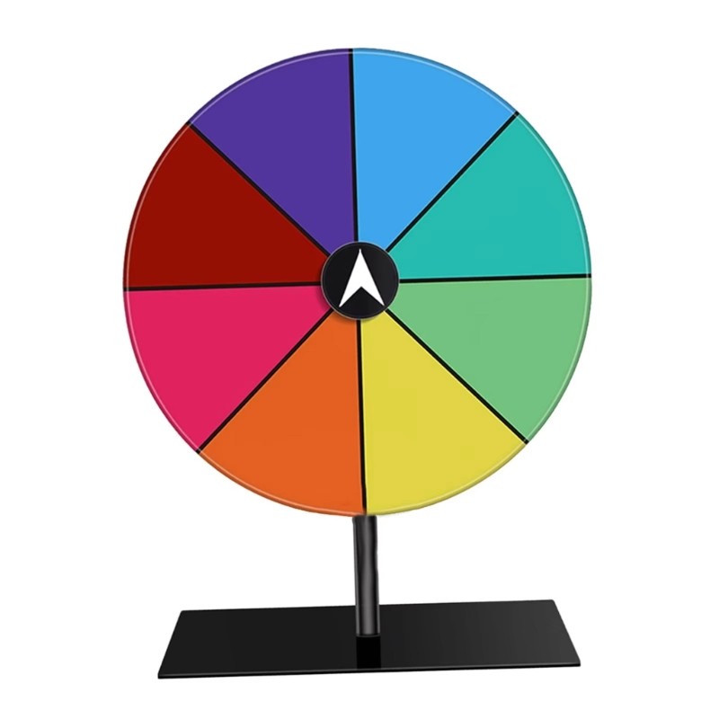 Practical Desktop Fortune Wheel Accessory for Shows and Gatherings Daily Use