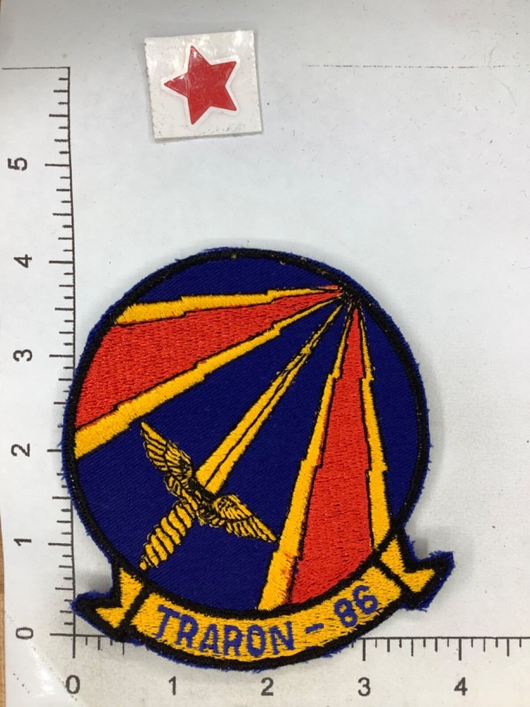 VINTAGE US NAVY TRARON-86 SQUADRON PATCH