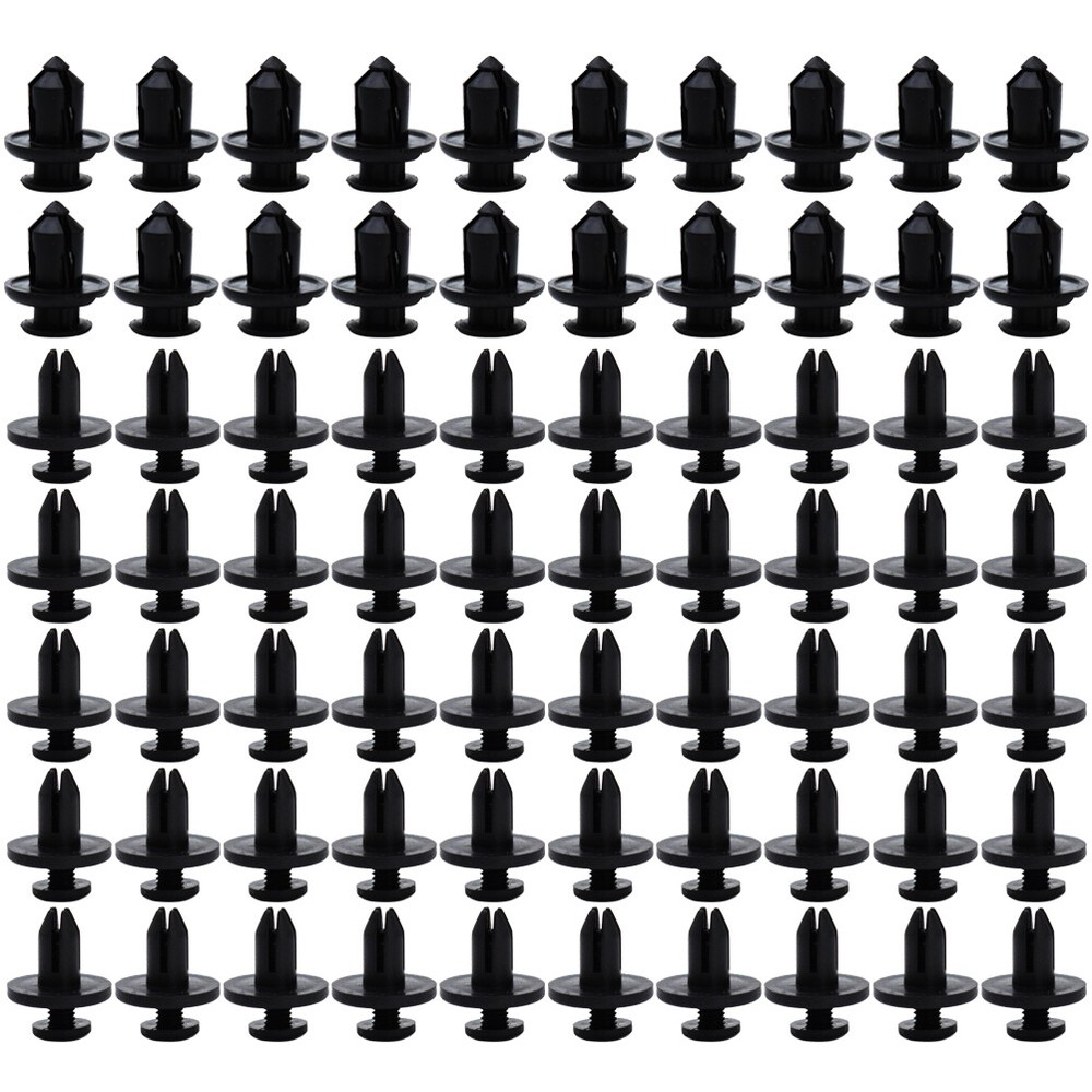 Bumper Clips Hole Plastic Rivets Retainer Fender Push Fastener 190Pcs 6Size
