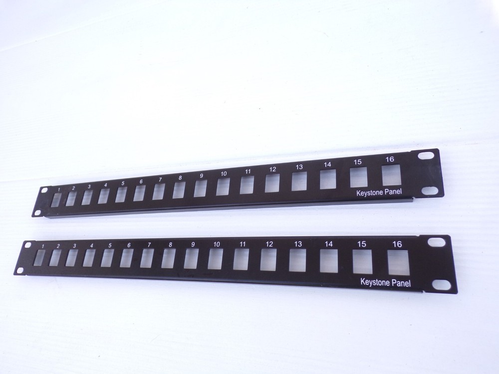 5 16- Port blank Keystone Patch Panel