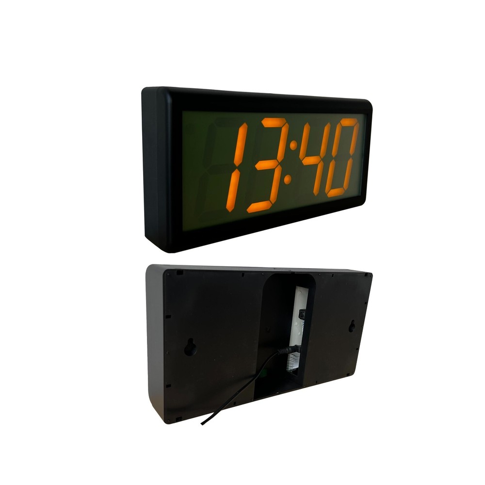 4" x 4 Digit Wireless Synchronized Clock, IP Based, Automatic DST Reset