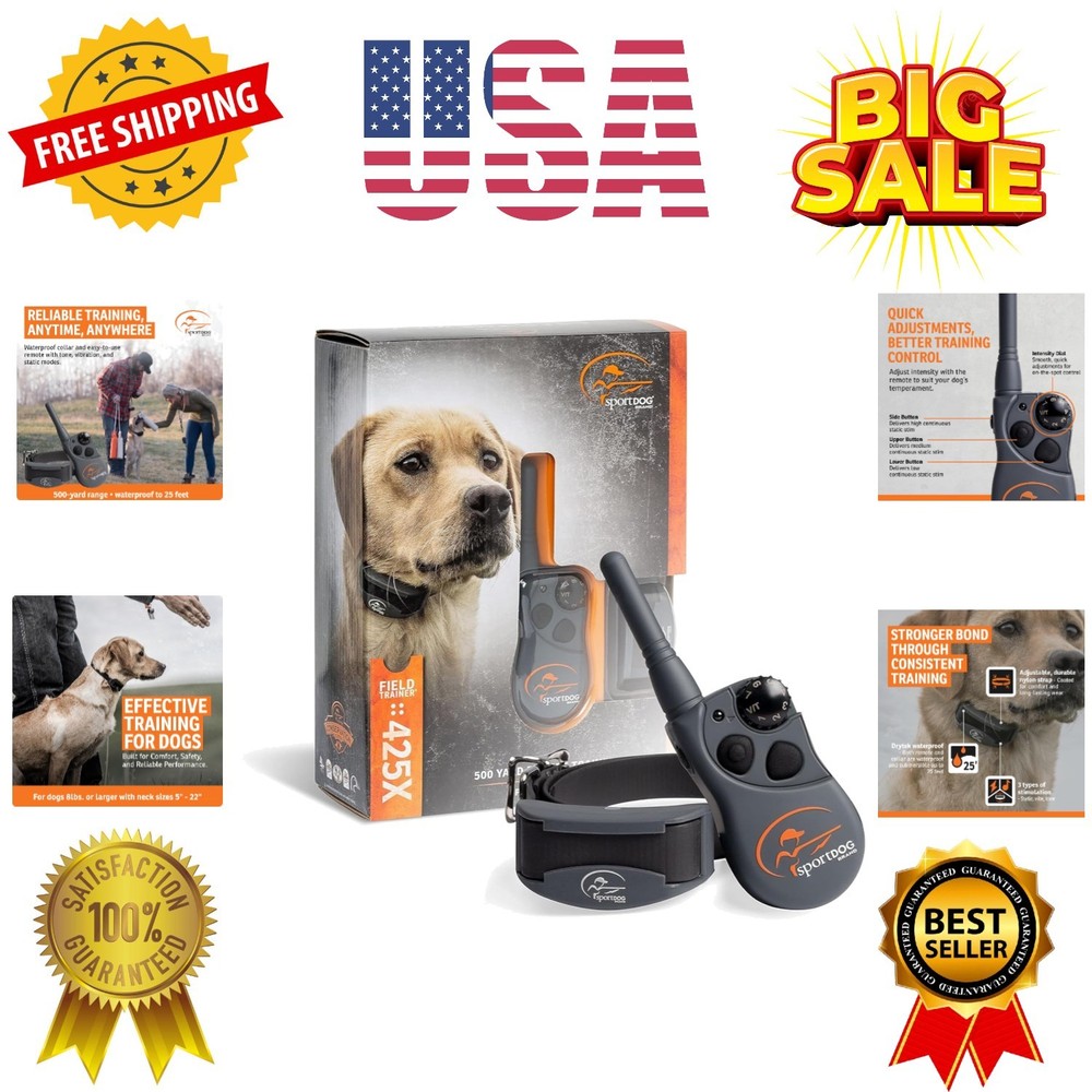 FieldTrainer 425X - Remote Trainer Designed for Off-Leash Control & Training ...
