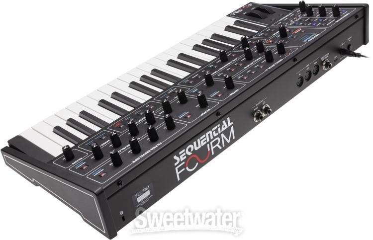 Sequential Fourm Compact Polyphonic Analog Synthesizer
