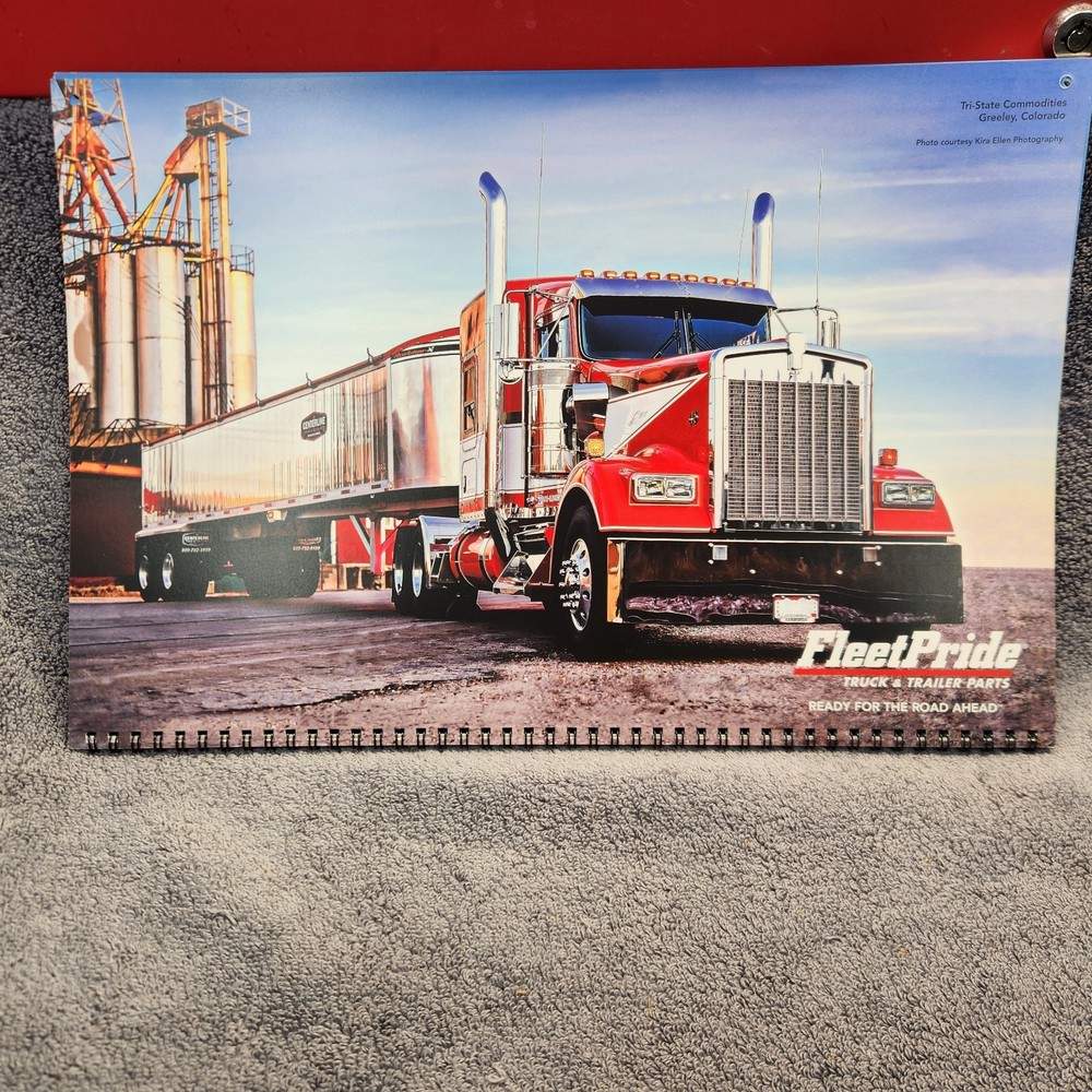 Fleetpride 2018 Calendar. Tractor Trailers. Excellent Condition.