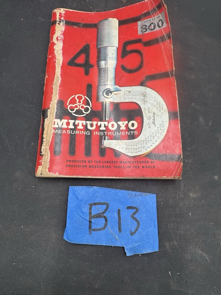 Mitutoyo Measuring Instruments Catalog #800