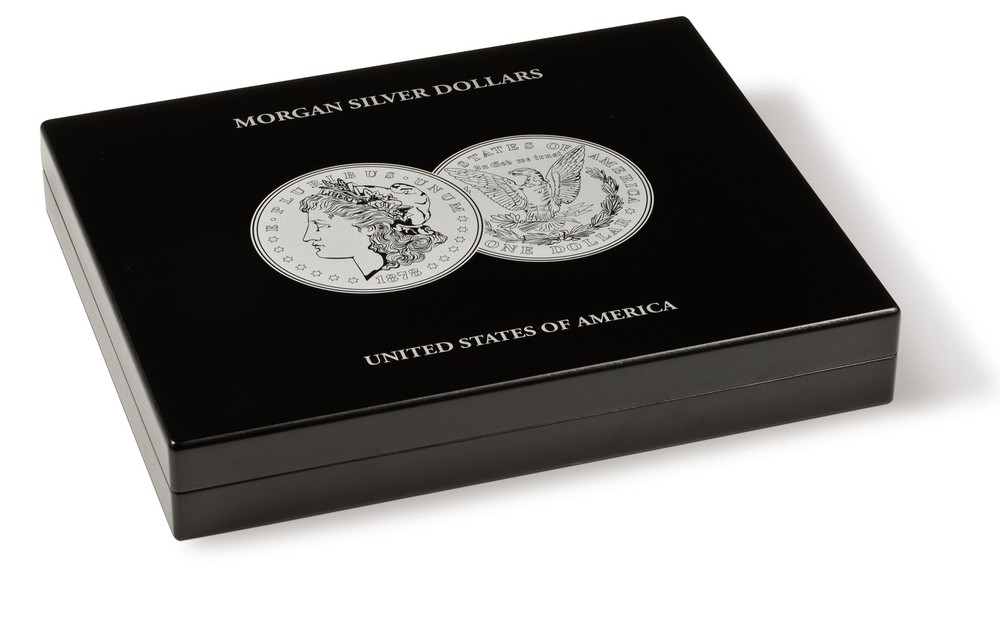 Morgan Silver Dollar Collection Presentation Box Gift Case + Extra Coin Tray