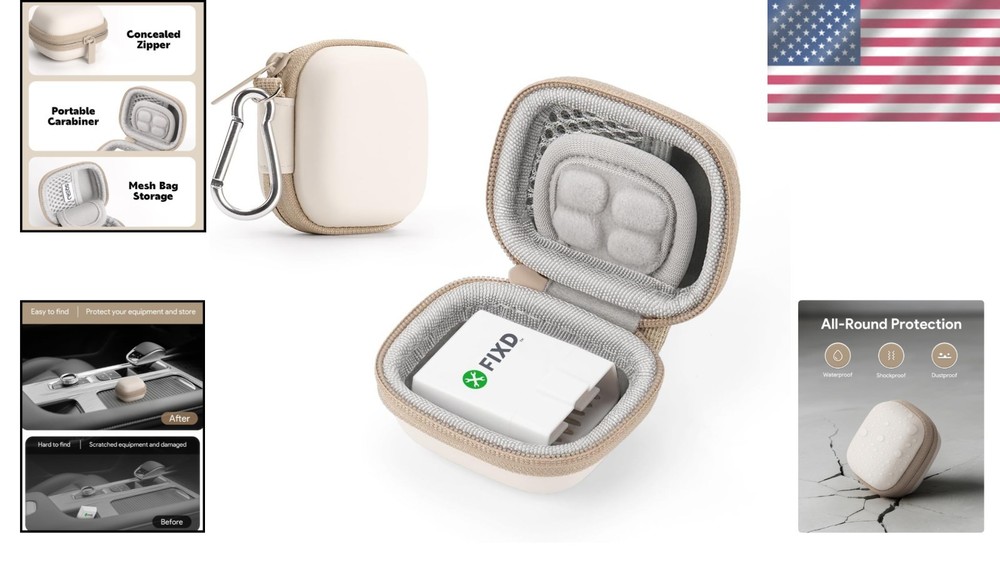 Case for FIXD Car Diagnostic Tool, Bluetooth OBD2 Scanner Diagnostic Tool Mini C