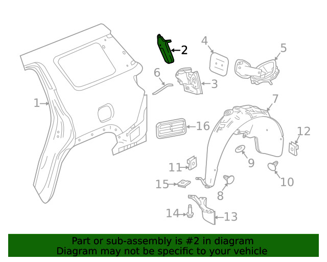 Genuine GM Upper Panel 84152125