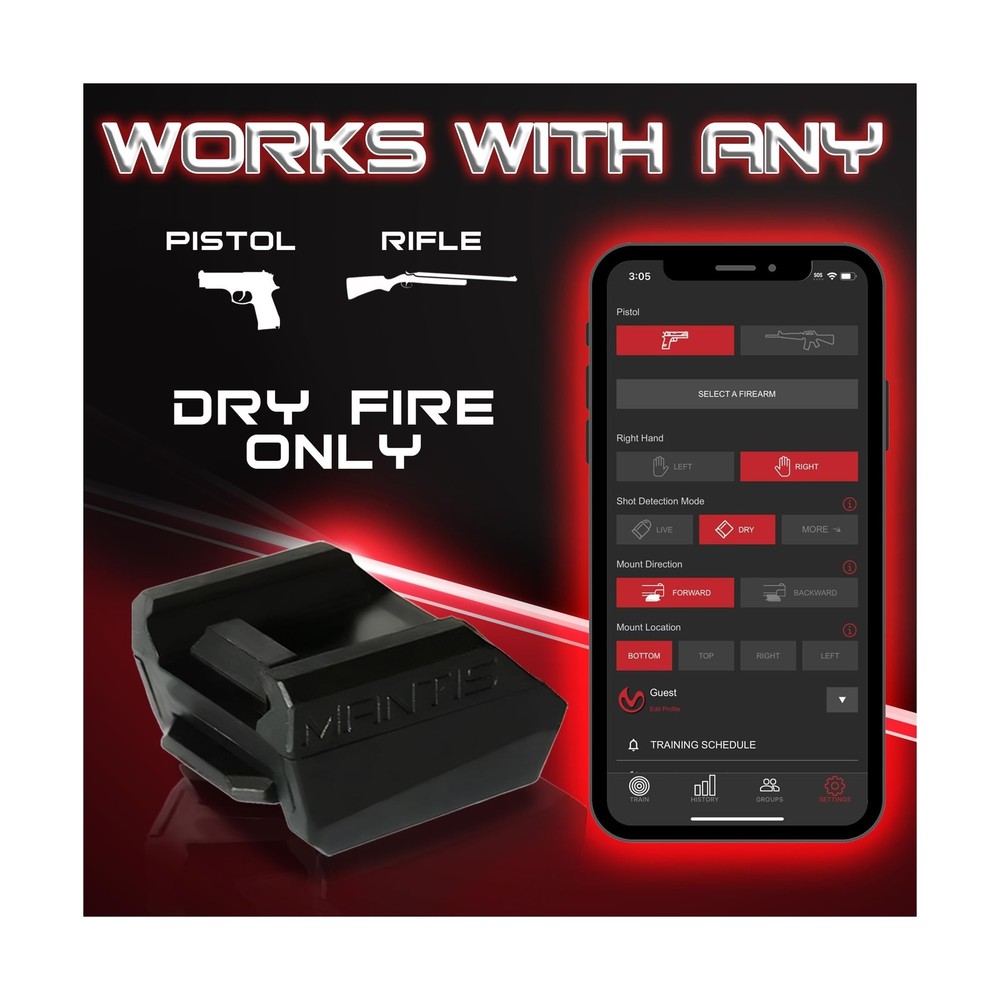 Mantis X2 Shooting Performance System |Dry Fire Training System | Works with ...