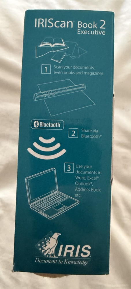 IRIScan Book 2 Executive Handheld Scanner