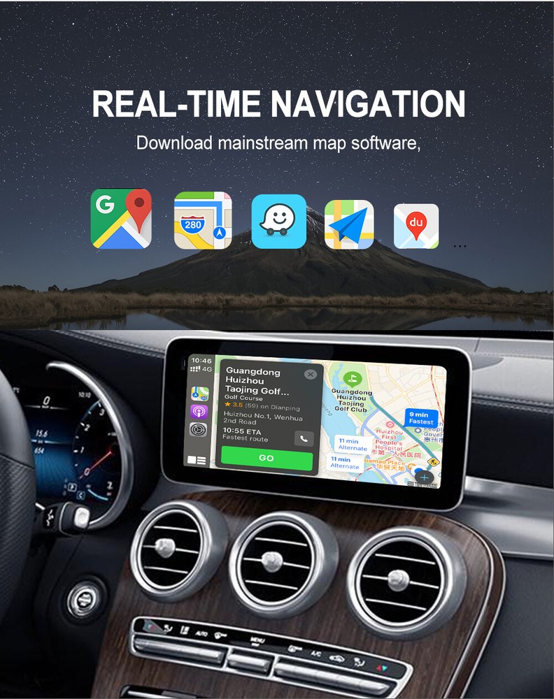 4.0 Wireless Android Auto Adapter For CarPlay Apple IOS Android Auto