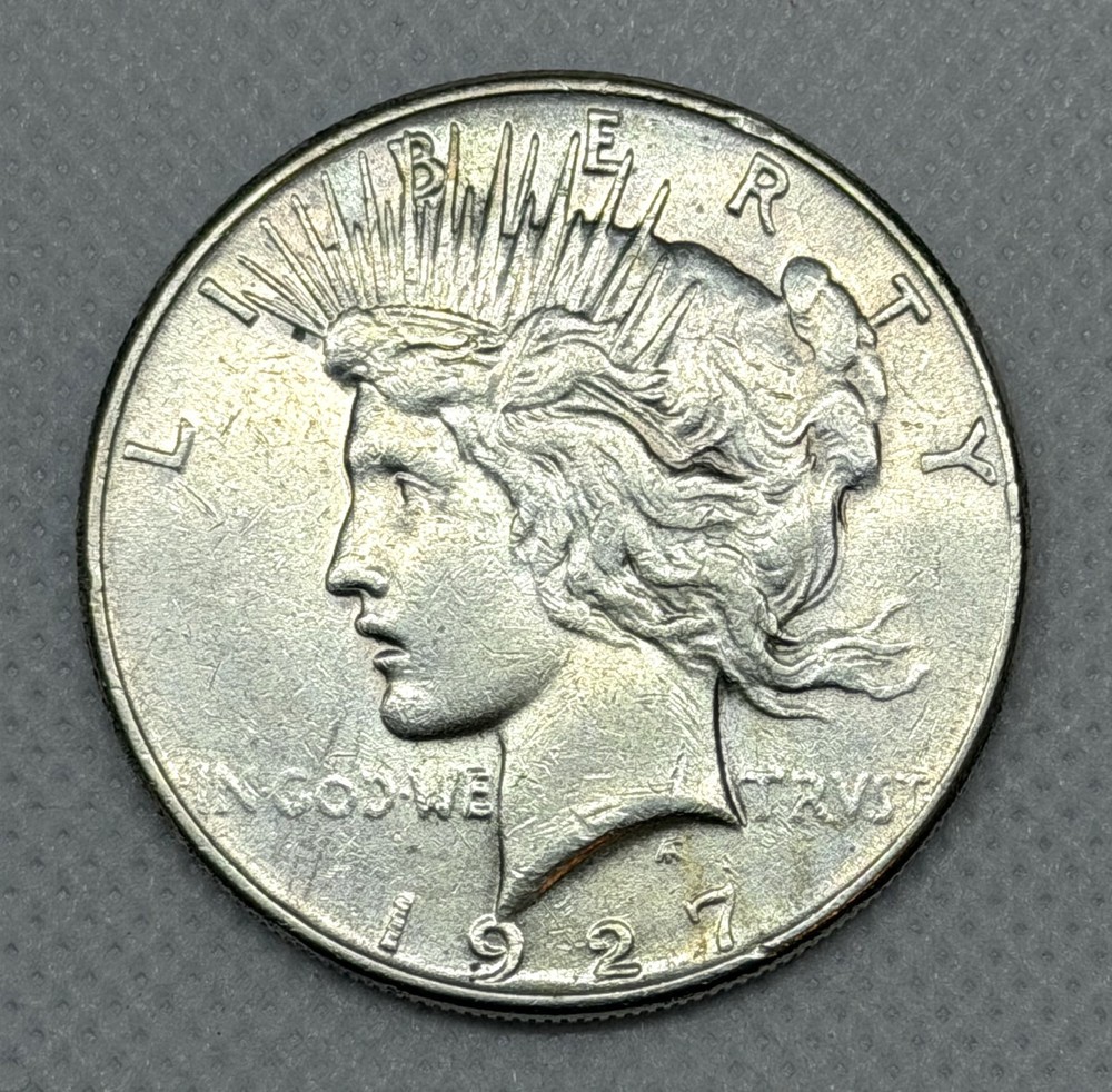 1927-S Peace Silver Dollar - #BK
