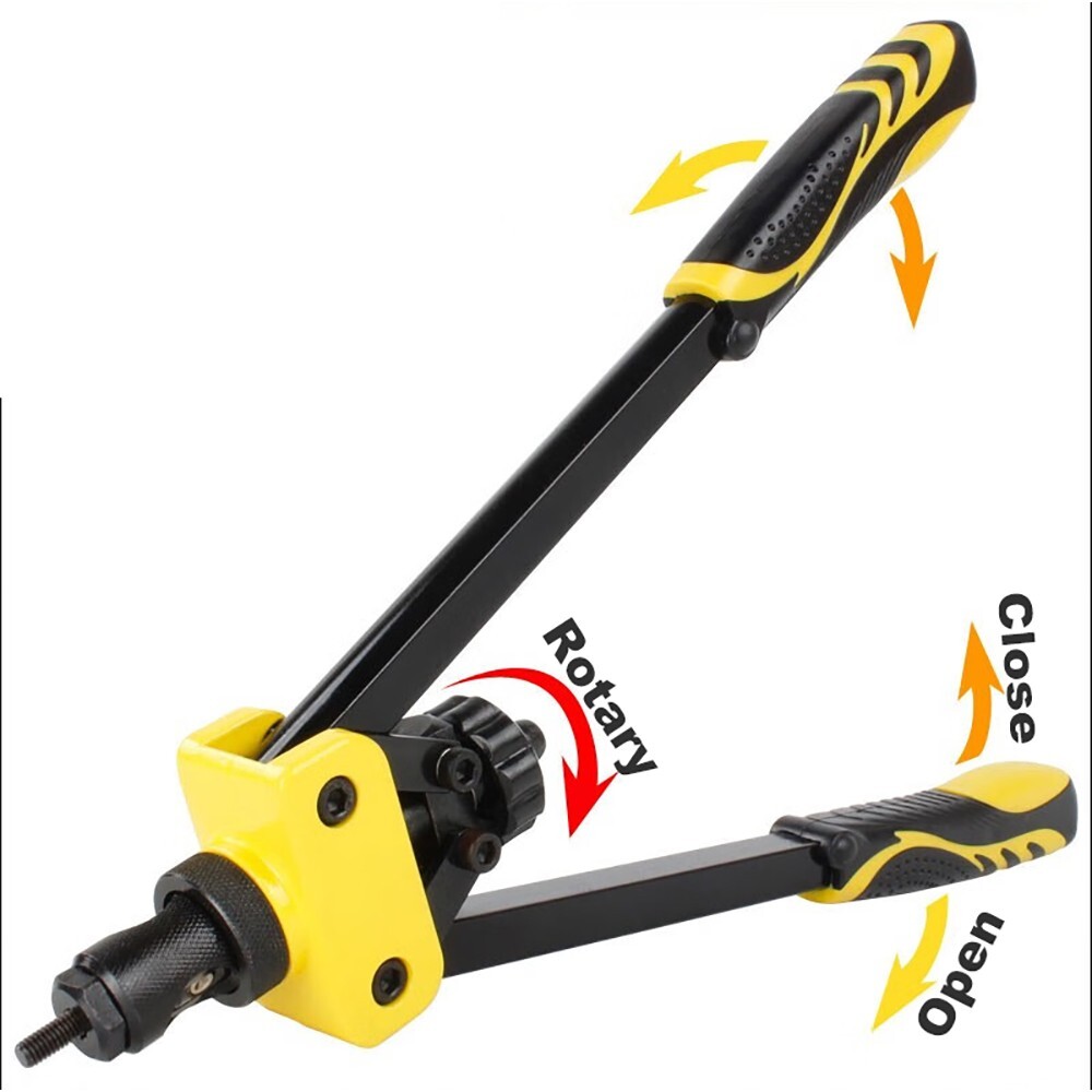 14" Rivet Gun Kit Rivnut Thread Setting Tool Nut Setter NutSert Metric Riveting