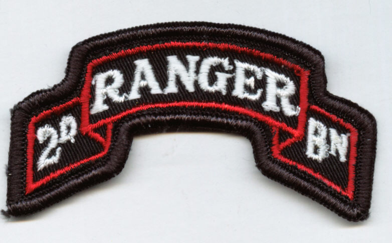 2nd RANGER BATTALION SCROLL - FULL COLOR: