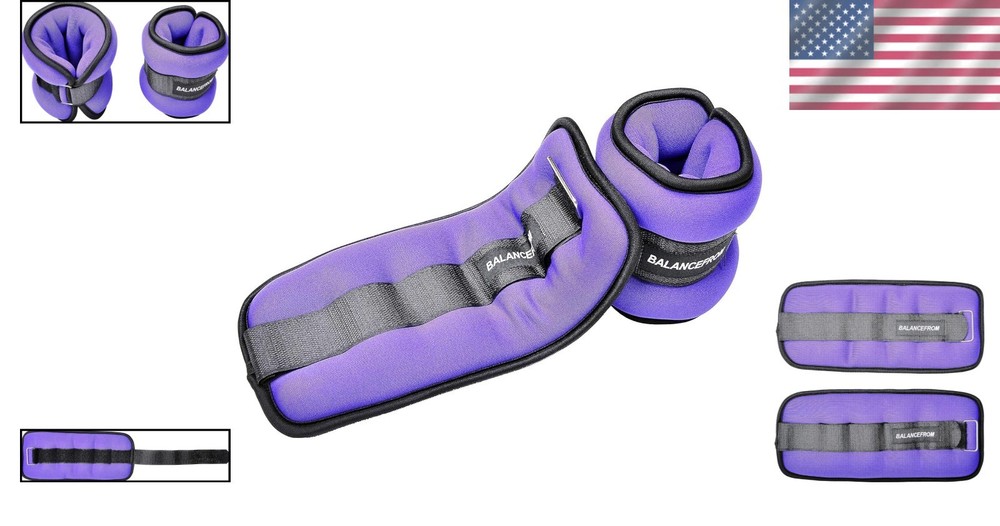 Fully Adjustable Ankle Weights – 1-20LBS for Cardio & Strength Training