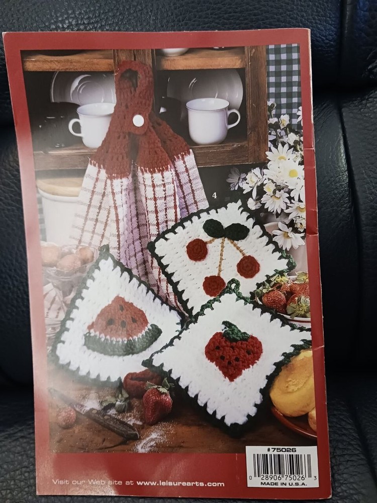 Kitchen Decor to Crochet, Pattern Booklet by Leisure Arts 19 Projects