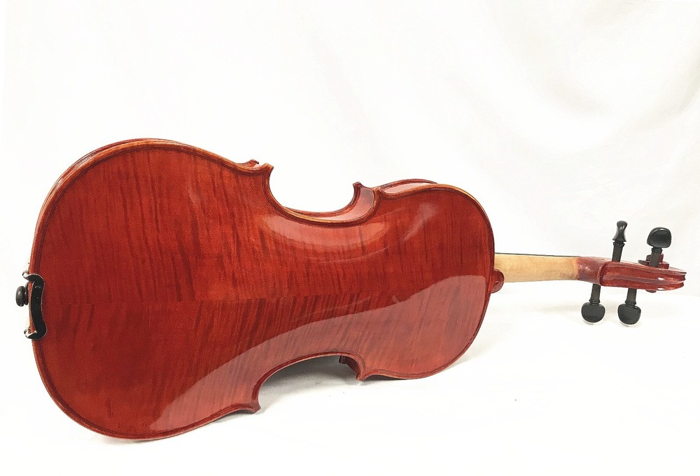 ADVANCED 4/4 SIZE VIOLIN, Dominant Strings + Despiau Bridge,DEEP & POWERFUL TONE