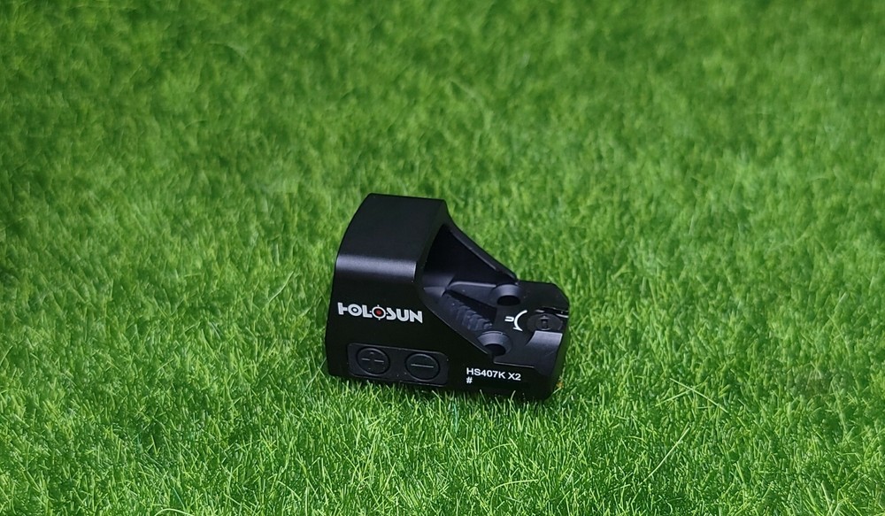 Holosun Classic Open Reflex Red Dot Sight 6 MOA Dot, Black - HS407K X2
