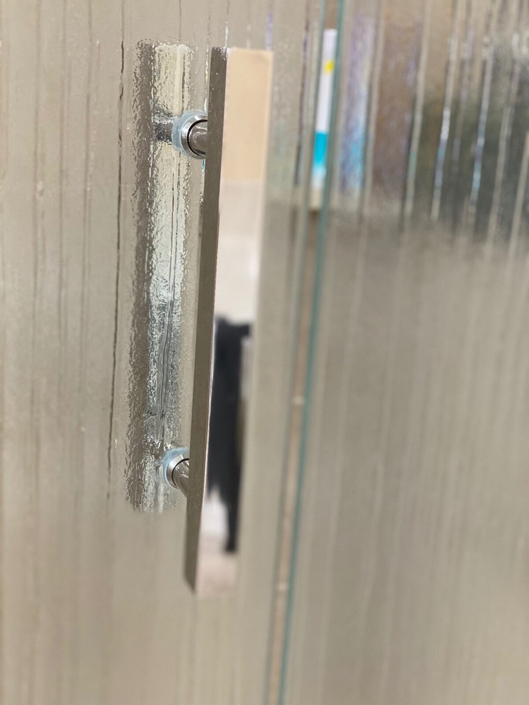 Shower Door Handle - 8" Square Ladder Pull (NEW STYLE)