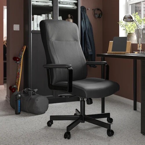MILLBERGET Swivel chair - MURUM BLACK