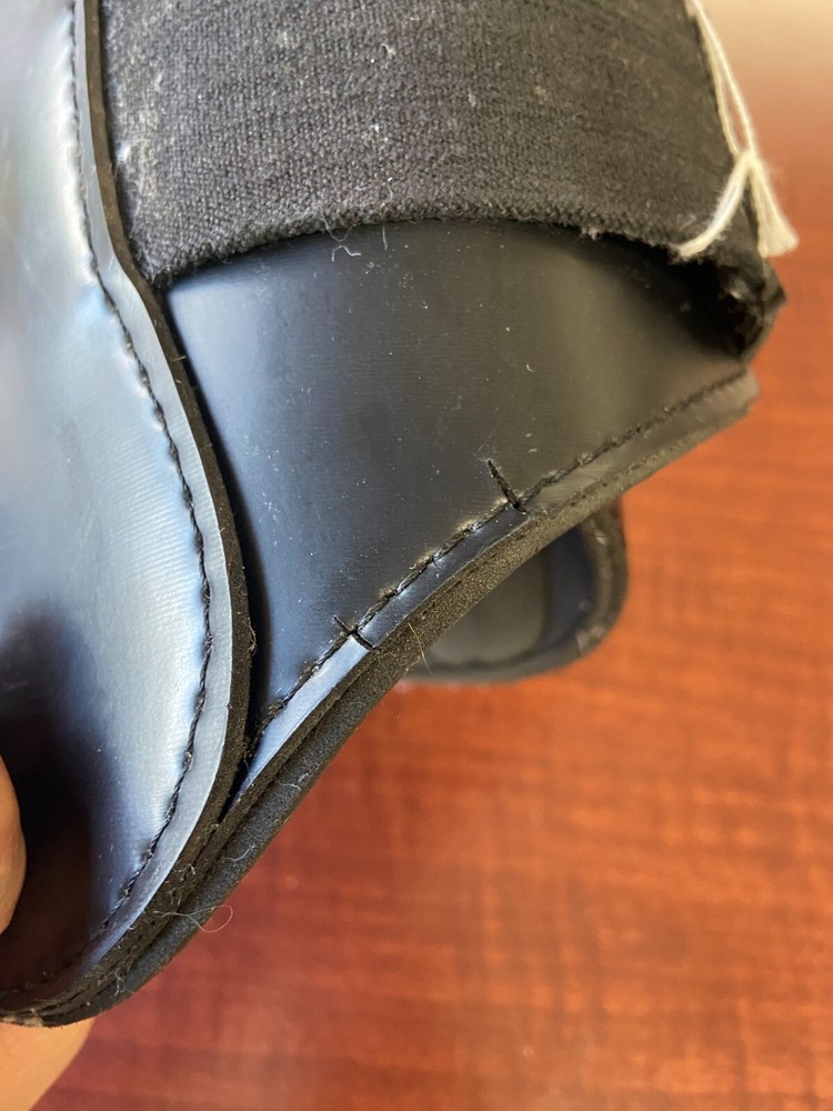 Black Dover Saddlery Neoprene Lined Brushing Boot Size Medium