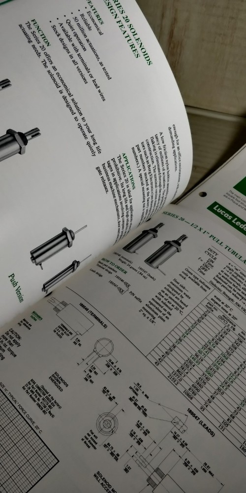 1991 LUCAS LEDEX engineering design guide catalog 101 ~ C2