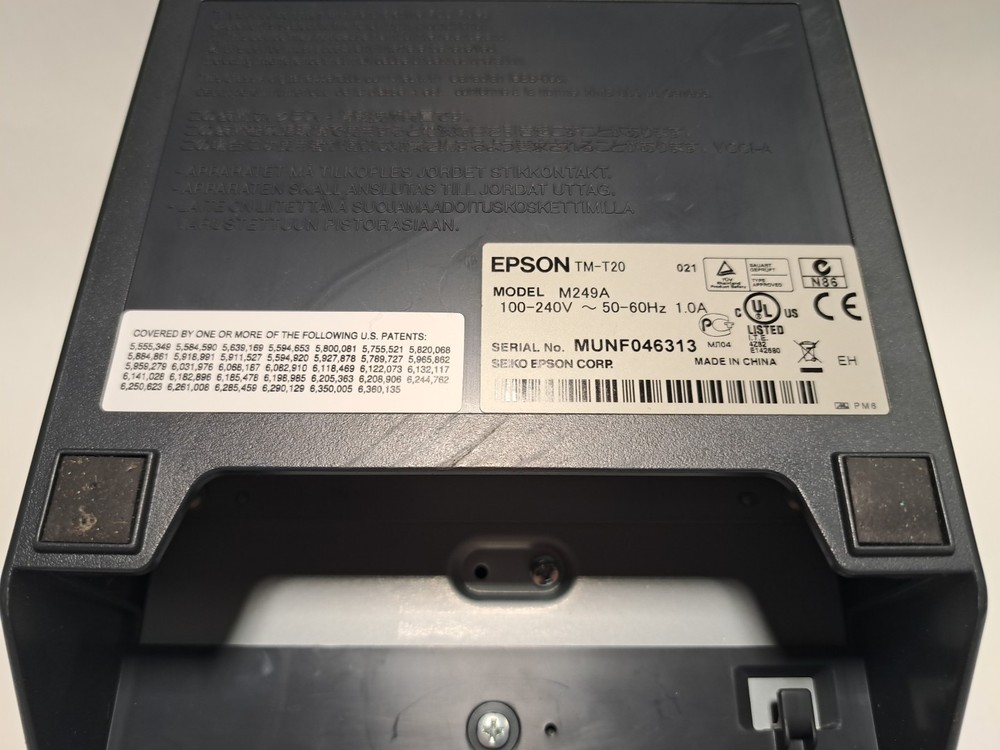 Epson TM-T20 M249A POS Thermal Receipt Printer w/ Power Cable