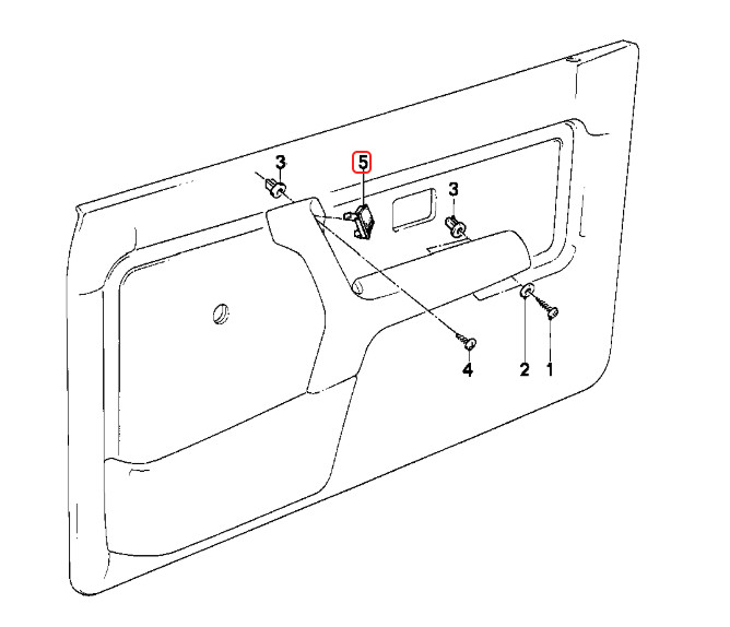 NEW Interior Door Pull Handle Cap For Various BMW Models | E30 E34 E36 E24 Z3
