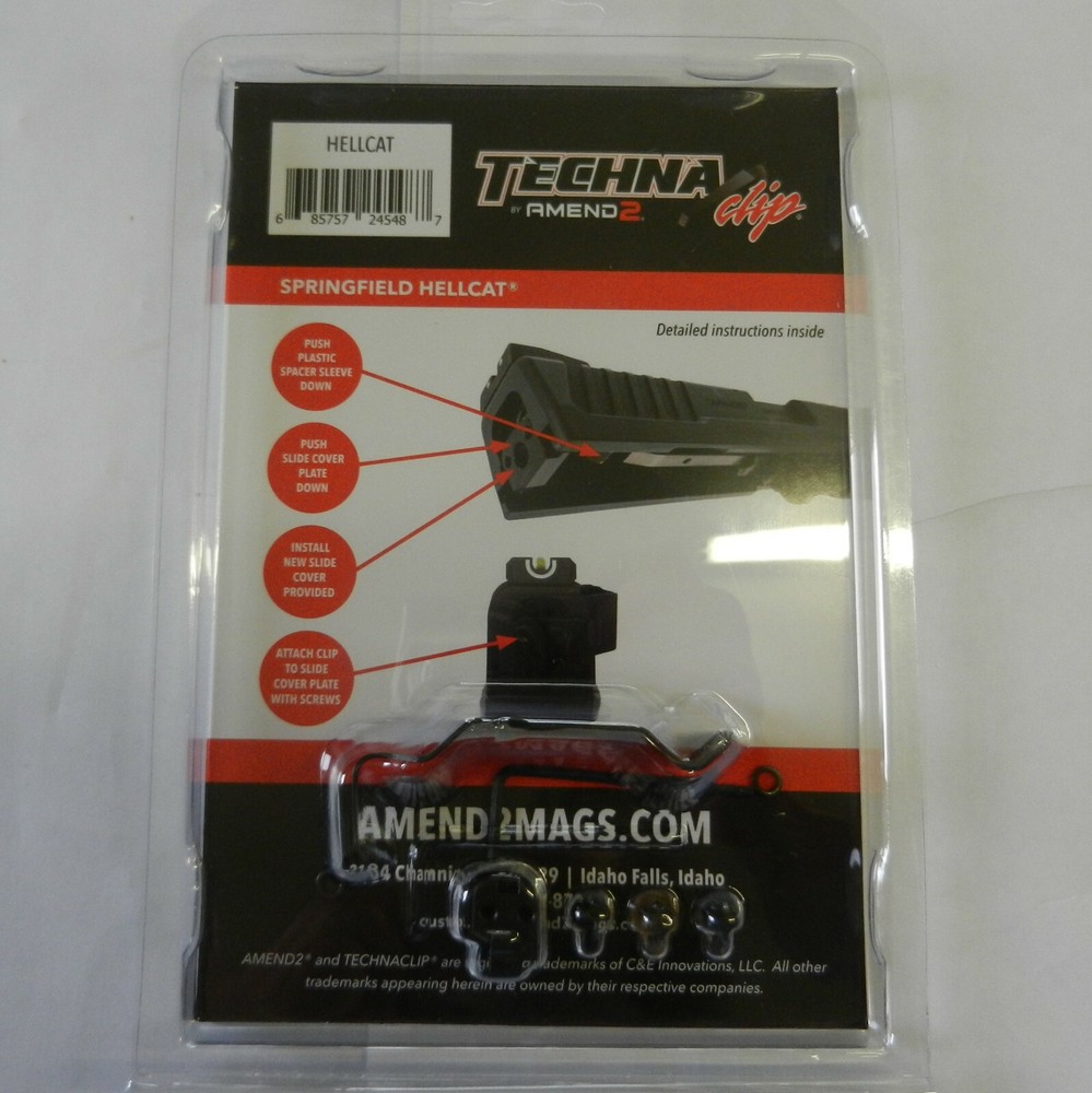 Techna Clip, Technaclip; Fits Springfield Hellcat; Ambidextrous; HELLCAT