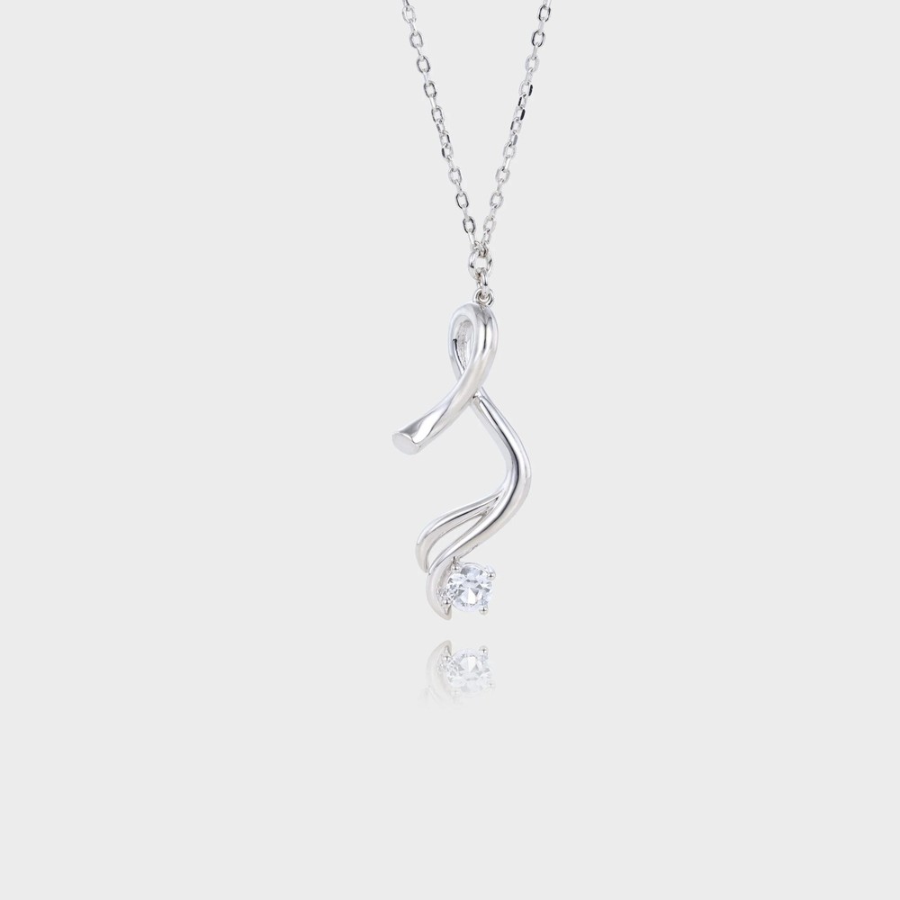 Pendant Setting Round 3mm Women Ring For Any Function 925 Sterling Silver