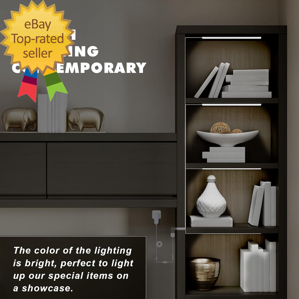 Black Shell Display Case Lights LED Lights for Display Case with Memory Function