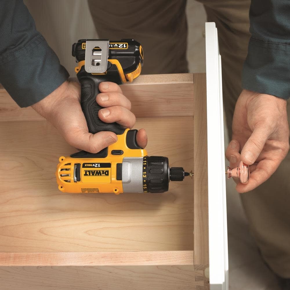 DEWALT DCF610S2 1/4 inch 12V Screwdriver Kit