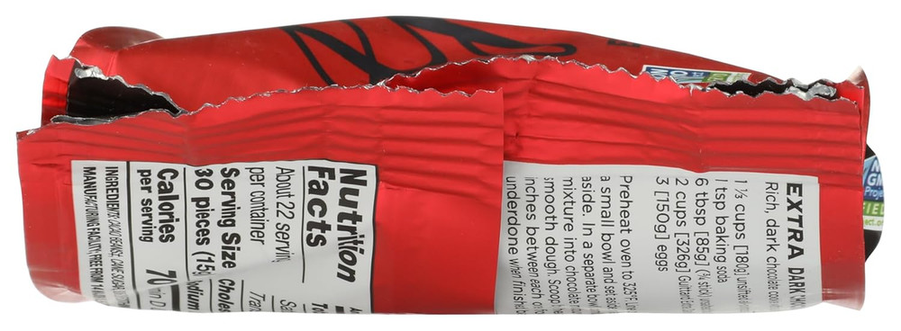 Baking Chips, 63% Extra Dark Chocolate, 11.5 Oz