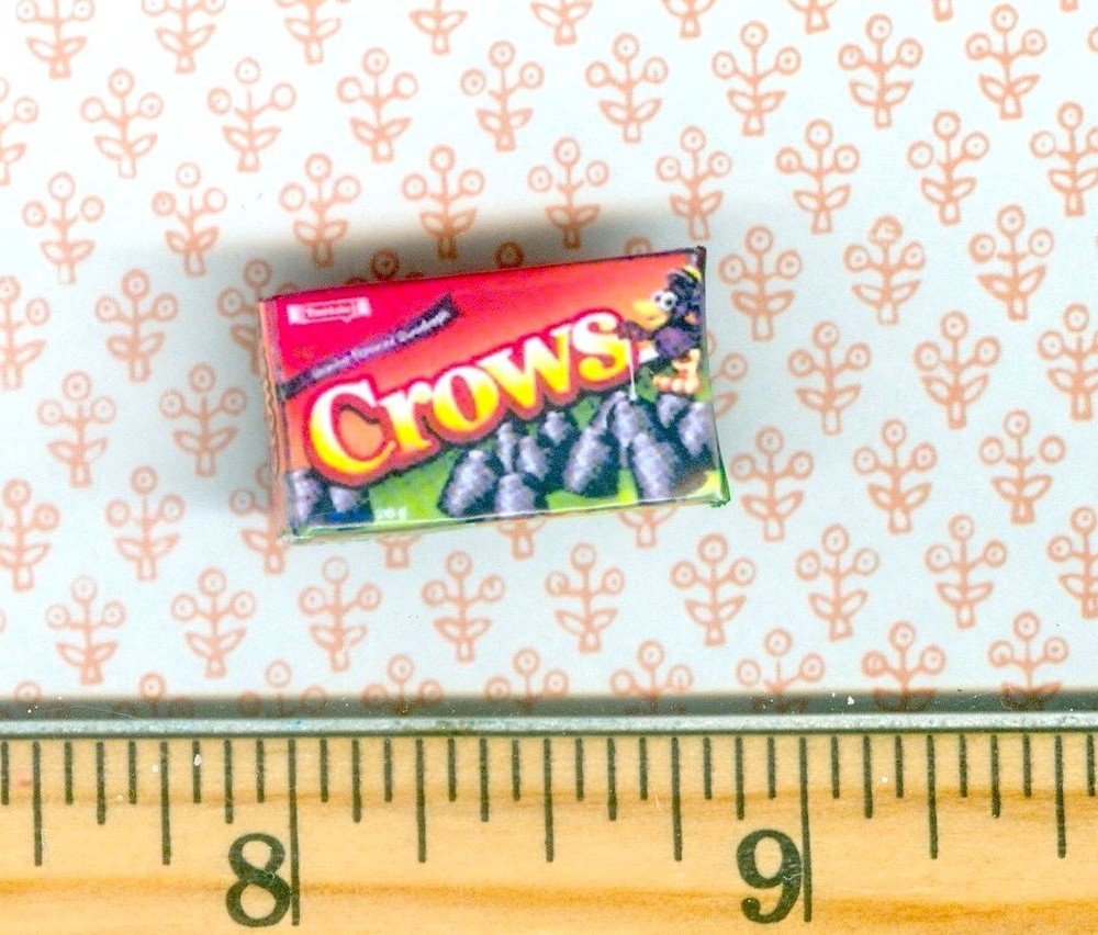 Dollhouse Miniatures Size LICORICE Candy Box