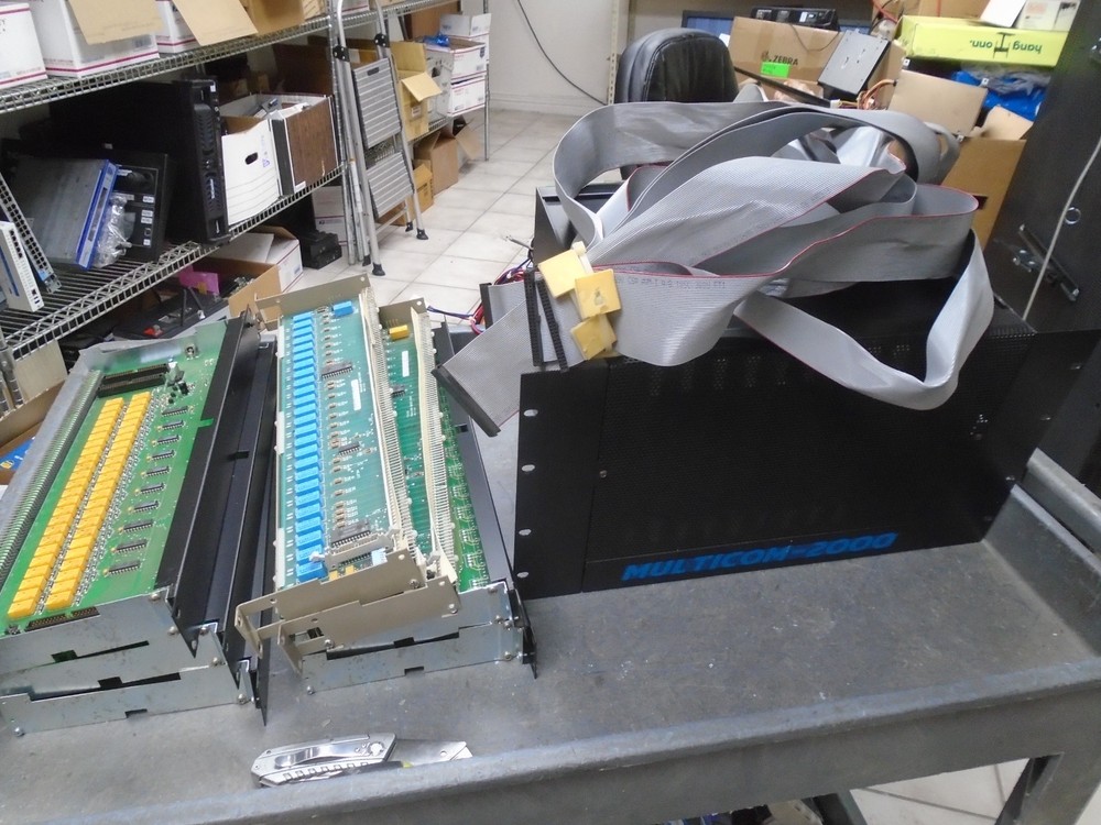 Bogen Multicom-2000 Controller with 9 boards and 7 modules