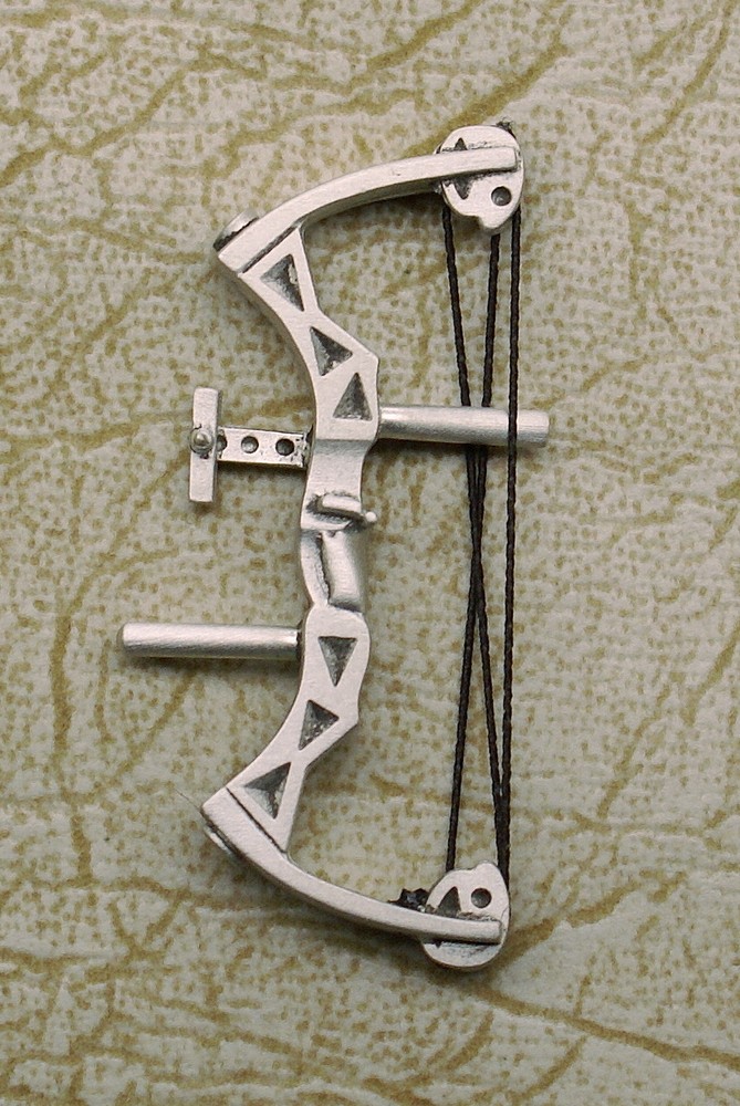 Empire Pewter Target Compound Bow Archery Pin (CB41)