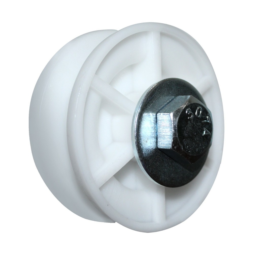 E168 White Idler Pulley w/ Bolt Assembly Replacement for Eagle Gate Operators