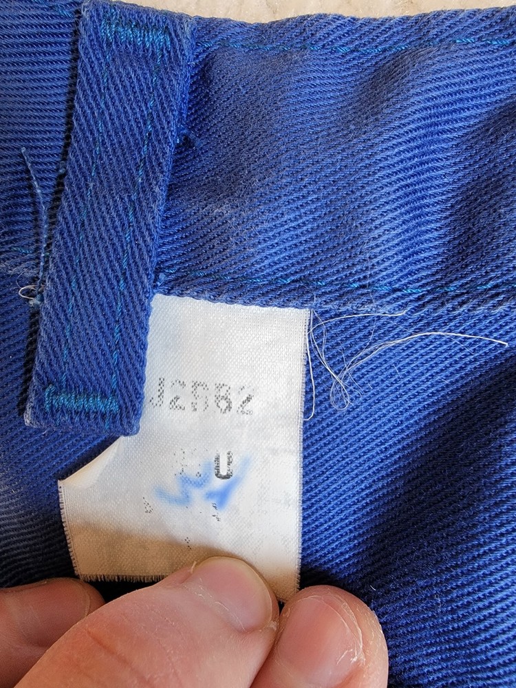 Bulwark Protective Apparel Flame Resistant Work Pants Blue 28-37U