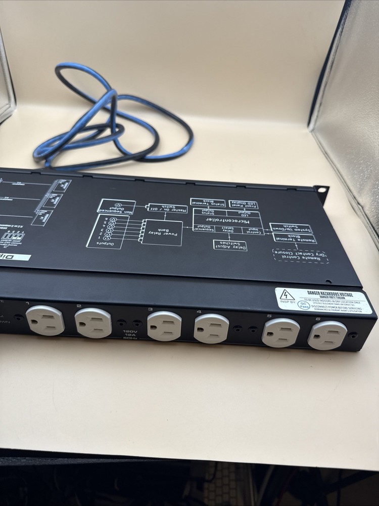Middle Atlantic PDS-615R Power Sequencer - Rack Mounted