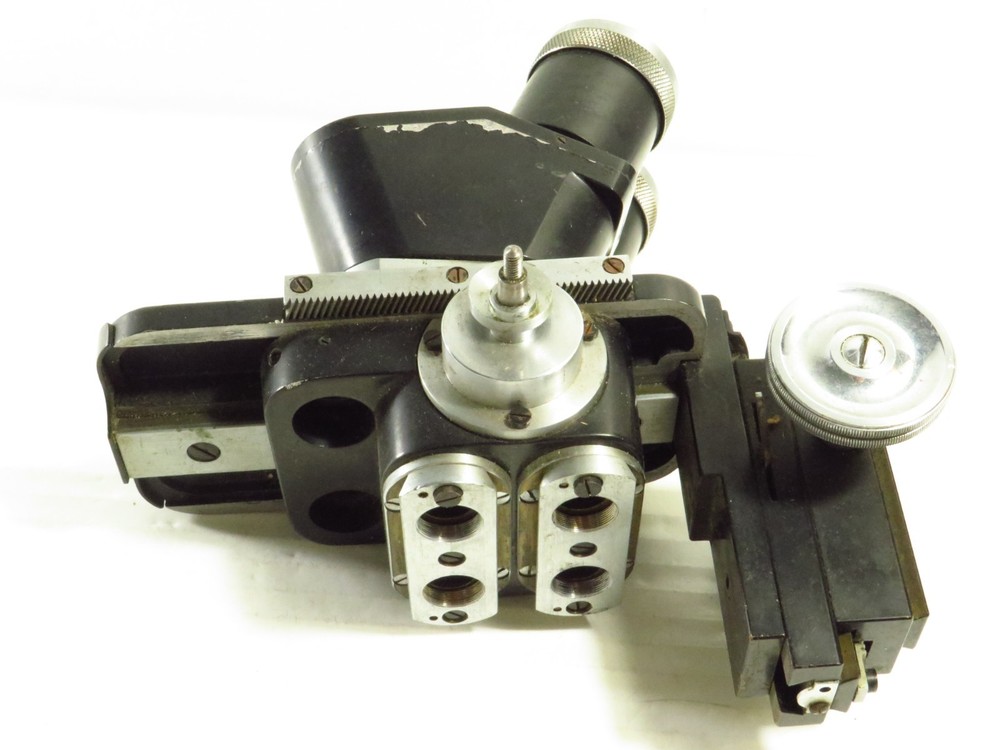 ERNST LEITZ WETZLAR GERMANY MICROSCOPE HEAD, AS IS (IMCOMPLETE)