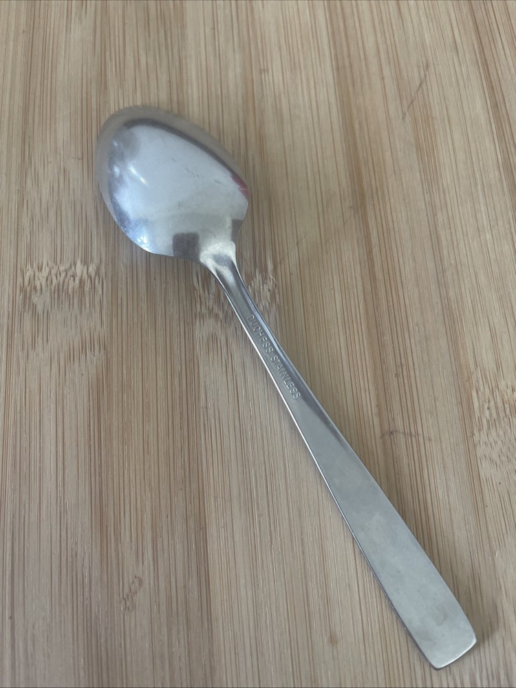 Duchess DCS1 Stainless Beveled Flared Handle Flat Tip TEASPOON 6 1/8"