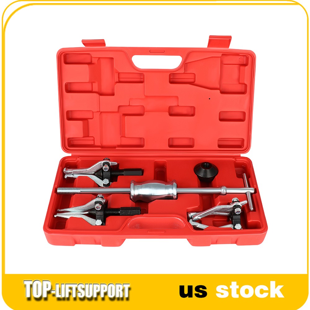 3 Jaw Gear bearing Slide Hammer Puller Set Internal  External Puller tool kits