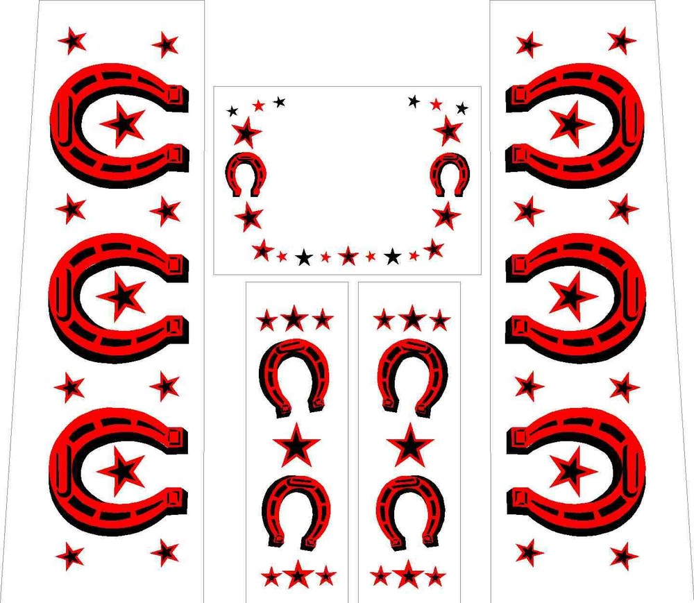 Bally Flip Flop Pinball Machine CABINET Decal Set