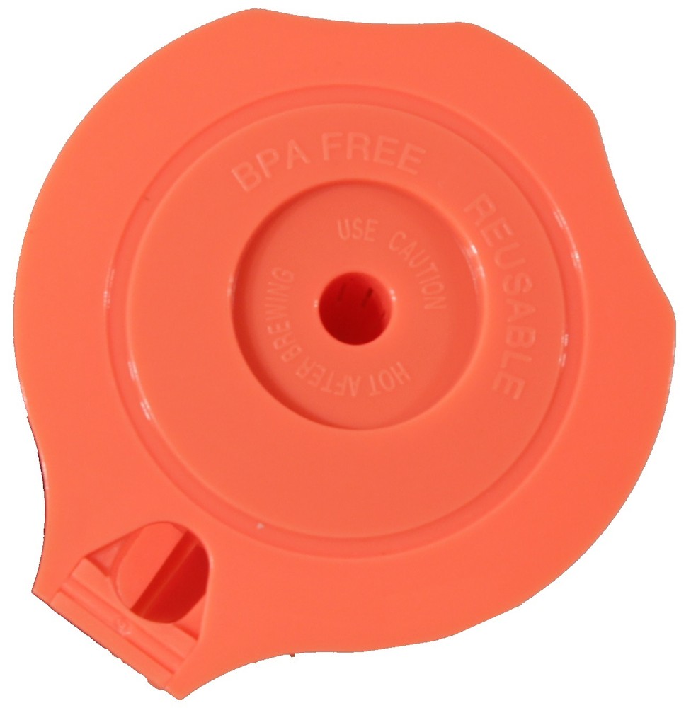Keurig 2.0 Refillable K-Carafe Reusable Coffee Filter Replacement Orange Pack