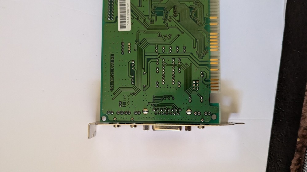 Analog Devices AD1816 FX-3D Plus Sound Card w/ Wave Table & Audio input Untested