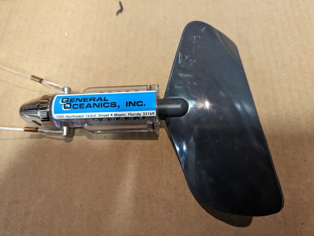 General Oceanics Flowmeter Flowmeter, Digital, Mech Low Velocity Rotor