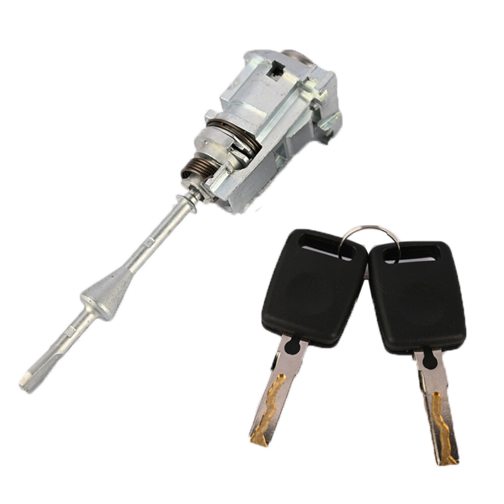 Front Left Driver Side Door Lock Cylinder 2 Key for 07-15 AUDI Q7