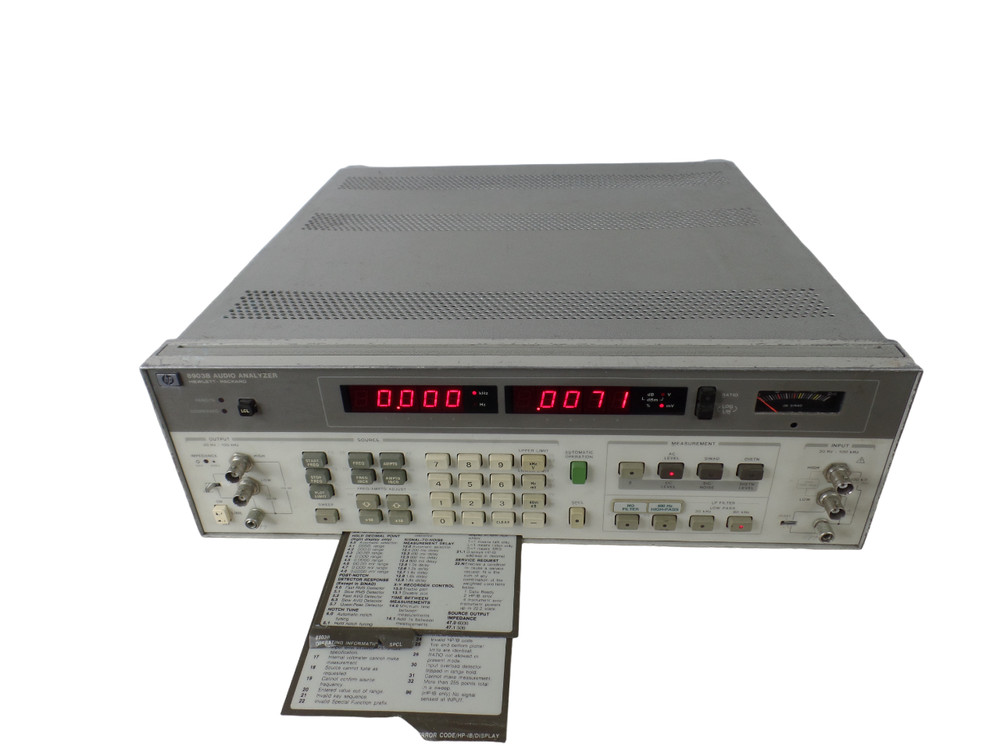 HP 8903B Audio Analyzer - Free Shipping